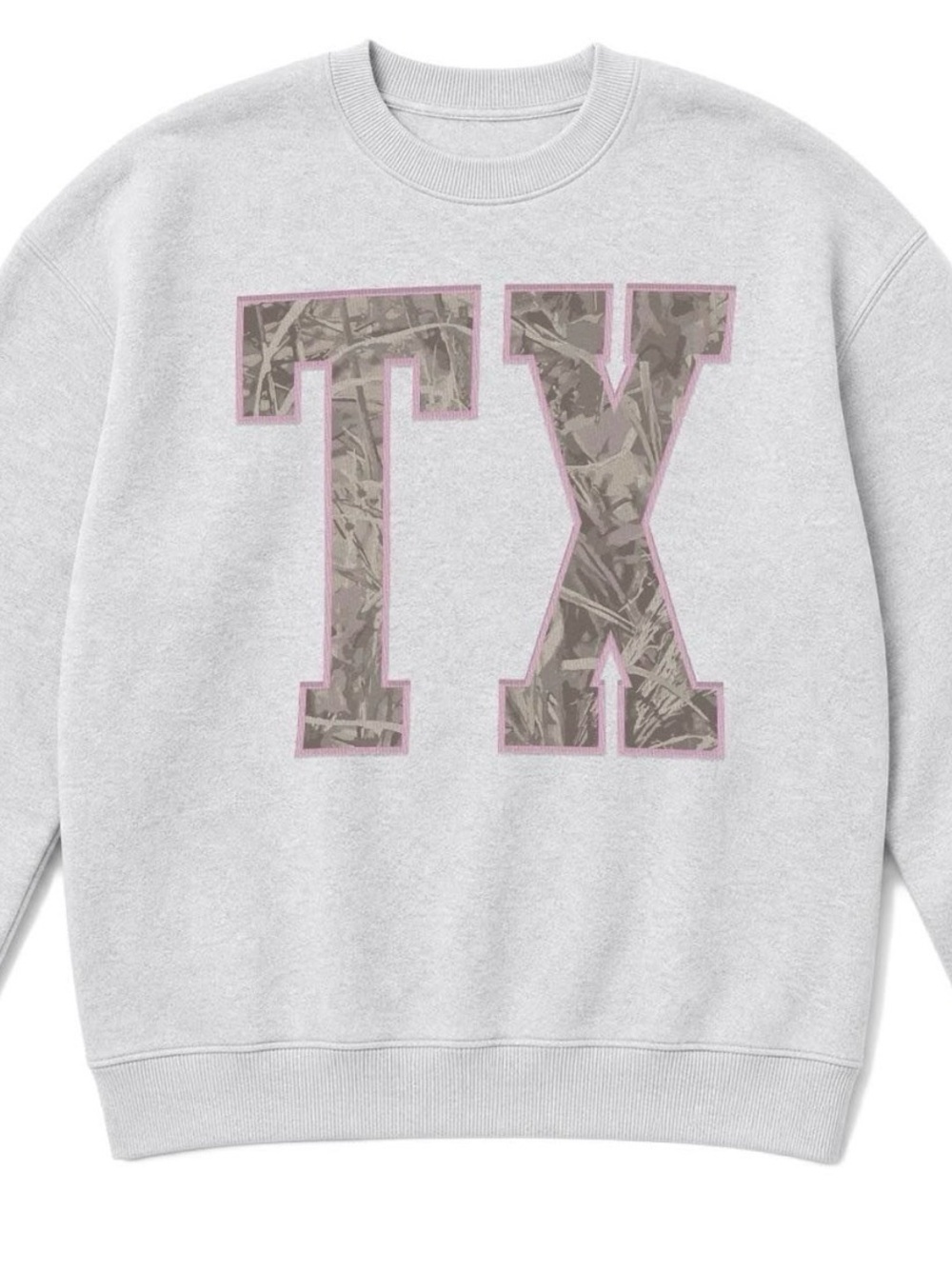 State of Mine Women's Camo Letters State Sweatshirt